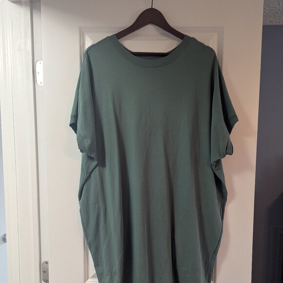 Universal Standard Elizabeth Easy Dress - Size S (14/16) Deep Aquamarine - Picture 2 of 4